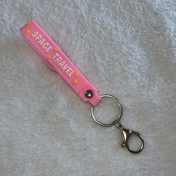 Outer Space Keychain Wristlet Strap NOWT - Picture 3 of 6